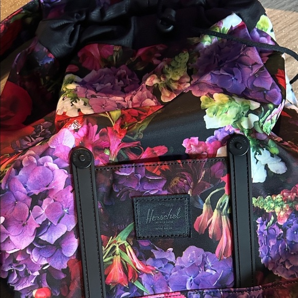 Herschel Supply Company Floral Backpack in Purple, Red & Black main image 11